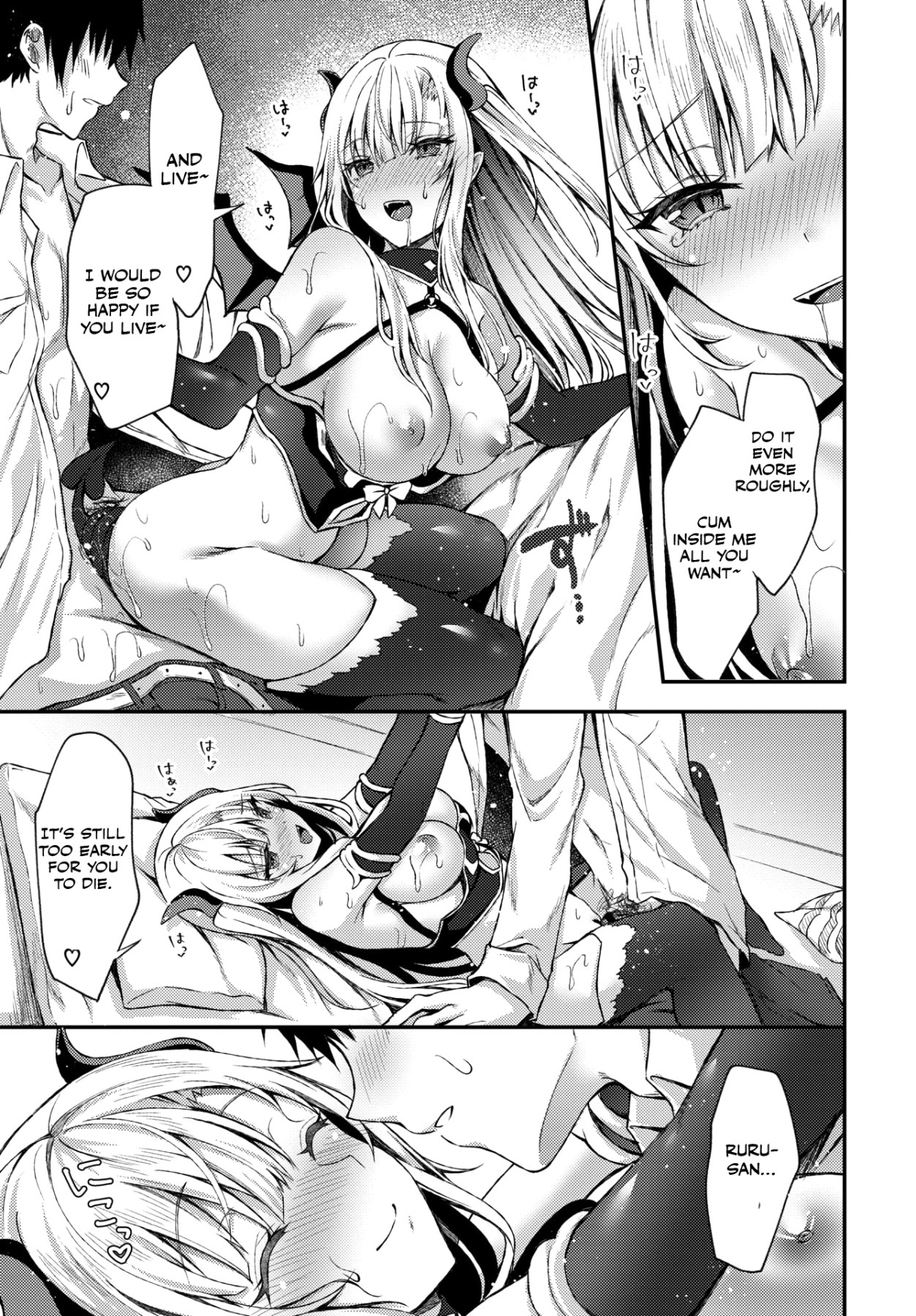 Hentai Manga Comic-Getting With a Devil Girl Just When He Thought He Was Dead-Read-17